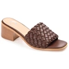 Journee Collection Collection Women's Fylicia Mule In Brown