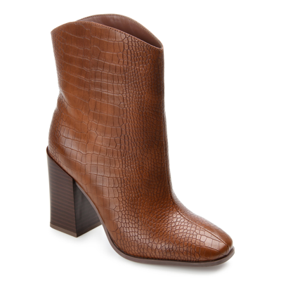 Journee Collection Collection Women's Tru Comfort Foam Brekinn Bootie In Brown