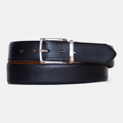 Nautica Mens Reversible Pebbled Belt In Black