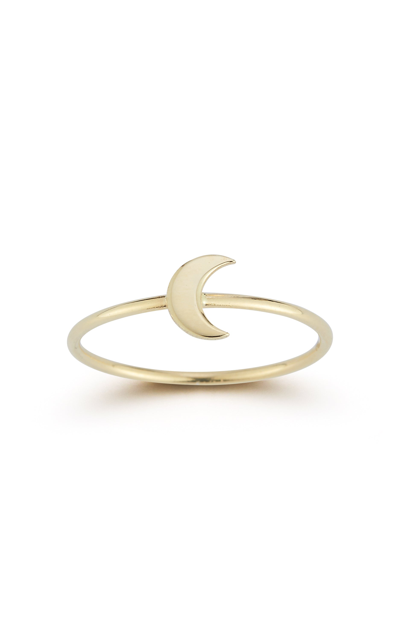 Ember Fine Jewelry 14k Gold Moon Ring In White