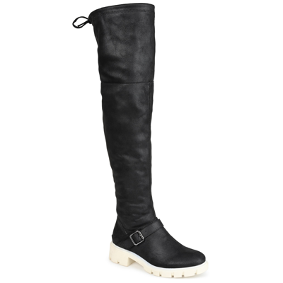 Journee Collection Collection Women's Tru Comfort Foam Wide Calf Salisa Boot In Black