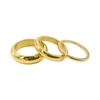 Adornia Matte Stacking Band Set In Yellow