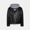 COACH OUTLET LEATHER MOTO JACKET