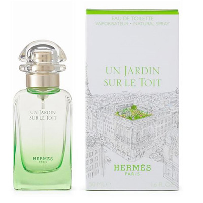 Hermes Un Jardin Sur Le Toit Edt Spray 1.7 oz In Silver