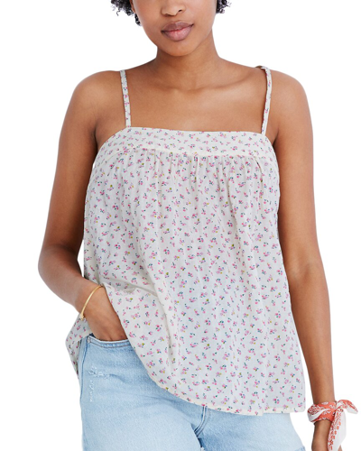 Madewell Stitched Swing Tank In Blue