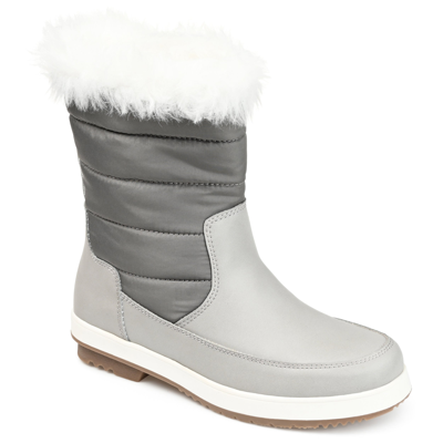 Journee Collection Collection Women's Tru Comfort Foam Marie Boot In Grey