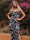Volcom Coco Ho Maxi Dress - Black White