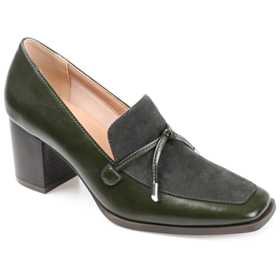 Journee Collection Collection Women's Tru Comfort Foam Crawford Pump In Green