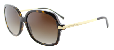 Michael Kors Adrianna Ii Mk 2024 310613 Womens Square Sunglasses In Brown