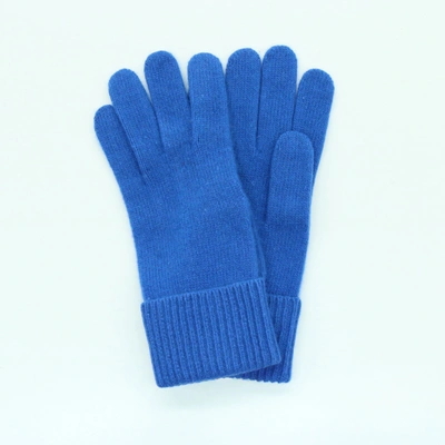 Portolano Cashmere Gloves In Blue