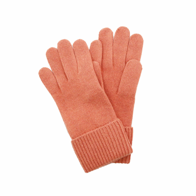 Portolano Cashmere Gloves In Orange