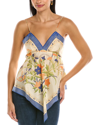 Rebecca Taylor Sleeveless Phoenix Top In Multi