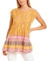 Beachlunchlounge Jessa Blouse In Multi