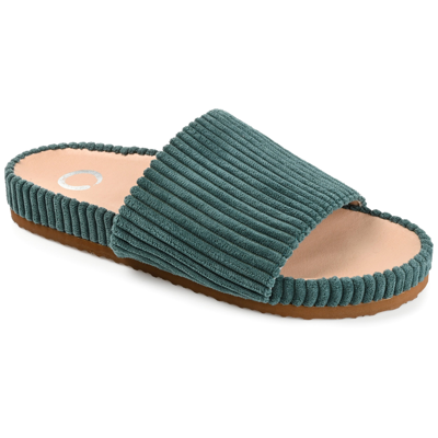 Journee Collection Collection Women's Tru Comfort Foam Aveline Slipper In Green