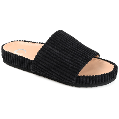 Journee Collection Collection Women's Tru Comfort Foam Aveline Slipper In Black