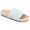 Journee Collection Collection Women's Tru Comfort Foam Aveline Slipper In Blue