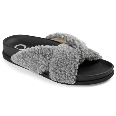 Journee Collection Collection Women's Dalynnda Slipper In Blue