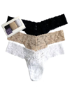 HANKY PANKY 3 Pack Low Rise Thongs in Multi