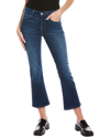 Frame Le Cropped High Rise Mini Bootcut Jeans In Porter In Blue
