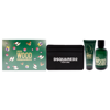 DSQUARED2 GREEN WOOD BY DSQUARED2 FOR MEN - 3 PC GIFT SET 3.4OZ EDT SPRAY, 3.4OZ PERFUMED BATH AND SHOWER GEL,