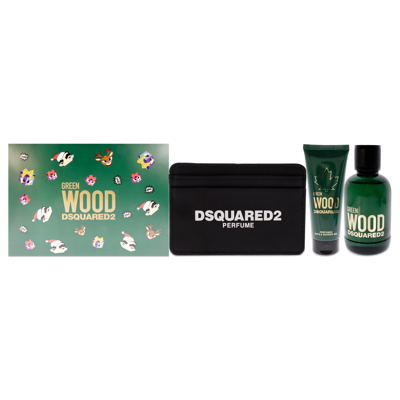 Dsquared2 Mens Green Wood Gift Set Fragrances 8011003870721