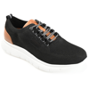 Thomas & Vine Jackson Knit Lace-up Sneaker In Black