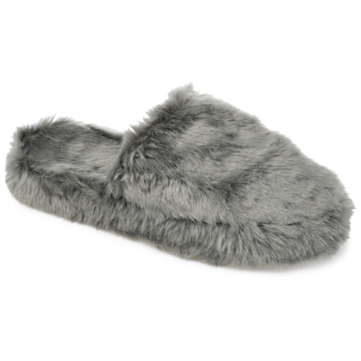 Journee Collection Women's Cozey Slipper In Grey