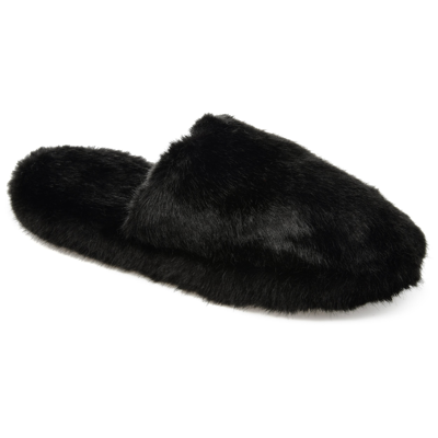 Journee Collection Collection Women's Cozey Slipper In Black