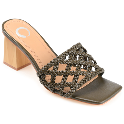 Journee Collection Collection Women's Tru Comfort Foam Evvie Pump In Olive