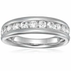 Vir Jewels 1/2 Cttw Comfort Fit Diamond Wedding Band In 14k Yellow Gold Channel In White