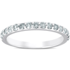 Pompeii3 1/2 Ct Diamond Wedding Ring 14k White Gold Womens Anniversary Band In Silver