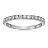 Vir Jewels 1/5 Cttw Milgrain Diamond Wedding Band 14k White Gold Prong Set Round In Silver