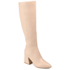 Journee Collection Collection Women's Tru Comfort Foam Wide Calf Landree Boot In Beige