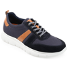 Thomas & Vine Men's Adler Mixed Media Sneakers In Navy