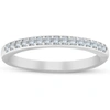 Pompeii3 1/4ct Diamond Wedding Ring 10k White Gold In Silver