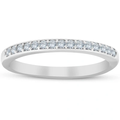 Pompeii3 1/4ct Diamond Wedding Ring 10k White Gold In Multi