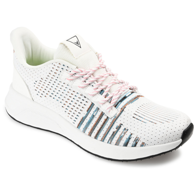 Vance Co. Brewer Knit Athleisure Sneaker In White