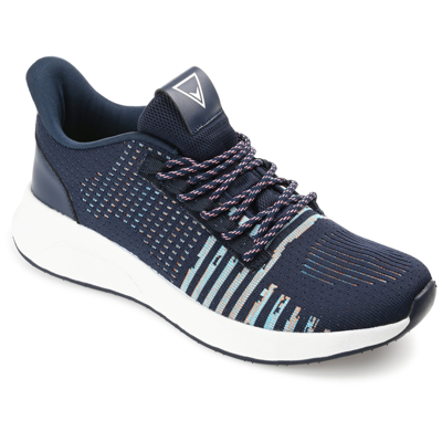 Vance Co. Brewer Knit Athleisure Sneaker In Blue