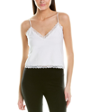 Natori Elite Lace Trim Camisole In White