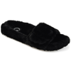 JOURNEE COLLECTION COLLECTION WOMEN'S FAUX FUR SHADOW SLIPPER