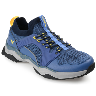 Territory Men's Yosemite Water-resistant Knit Trail Sneakers In Blue