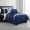Modern Threads 9-piece Landon Embellished Comforter Set In Blue