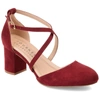 Journee Collection Collection Women's Tru Comfort Foam Wide Width Foster Pump In Red