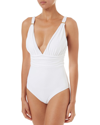 Melissa Odabash Panarea Swimsuit In White
