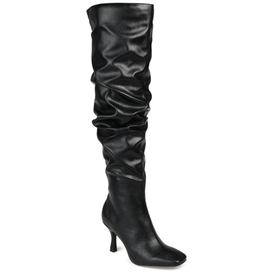 Journee Collection Collection Women's Tru Comfort Foam Extra Wide Calf Kindy Boot In Black