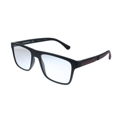 Emporio Armani Ea 4115 50421w 54mm Unisex Rectangle Sunglasses In Black