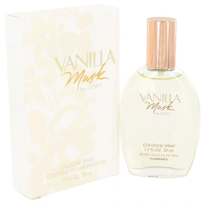Coty 425386 1.7 oz Vanilla Musk Perfume Cologne Spray For Women In White