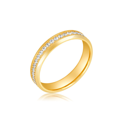 Adornia 5mm Eternity Band Gold In Yellow