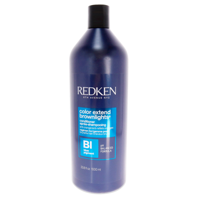 Redken Color Extend Brownlights Blue Toning Conditioner-np By  For Unisex - 33.8 oz Conditioner