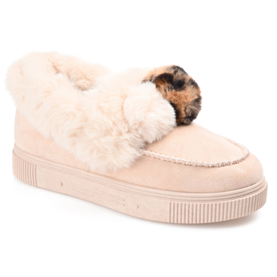 Journee Collection Collection Women's Tru Comfort Foam Sunset Slipper In Beige